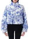 Nike Draped Jacquard Track Jacket In Blue