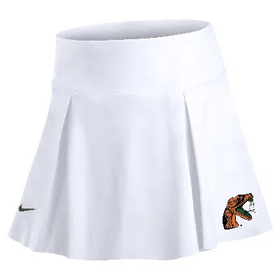 Nike Florida A&m Club  Women's College Skirt In White