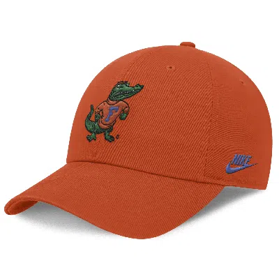 Nike Florida Gators Legacy Club  Unisex Dri-fit College Adjustable Hat In Orange