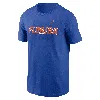 Nike Florida Gators Primetime Wordmark  Men's College T-shirt In Blue