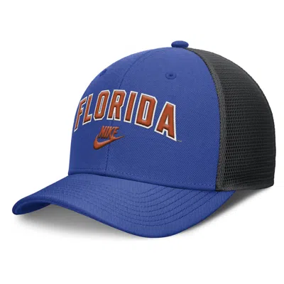 Nike Florida Legacy Arch Rise  Men's Dri-fit College Trucker Adjustable Hat In Blue