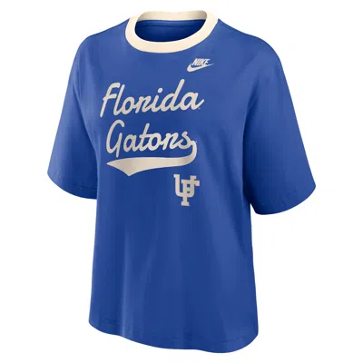 Nike Florida Legacy Fight Song Boxy  Women's College T-shirt In Blue