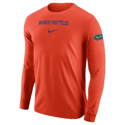 Nike Florida  Men's College Long-sleeve T-shirt In Orange