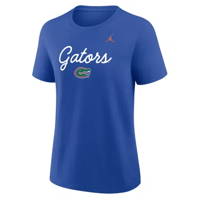 Nike Florida Script Mantra Logo  Women's College T-shirt In Blue