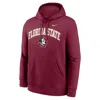 Nike Florida State Arch  Men's College Pullover Hoodie In Red