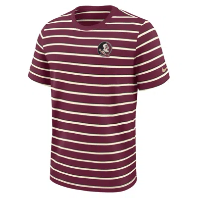Nike Florida State Athletic Prep Legacy Summit Stripe  Men's College T-shirt In Red