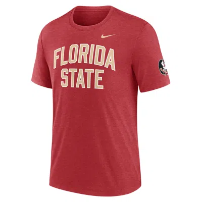 Nike Florida State Campus Collegiate Block  Men's College T-shirt In Red