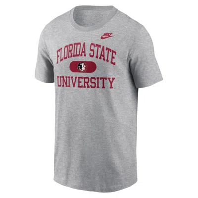 Nike Florida State Legacy Alma Mater  Men's College T-shirt In Gray