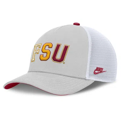 Nike Florida State Legacy Basketball Rise  Unisex College Trucker Adjustable Hat In Gray