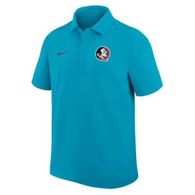 Nike Florida State  Men's Dri-fit College Polo In Blue