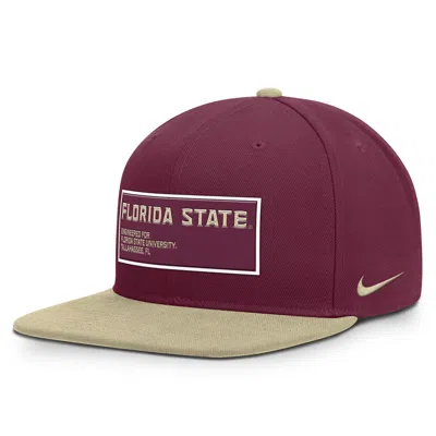 Nike Florida State On-field Pro  Men's Dri-fit College Adjustable Hat In Red