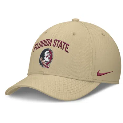 Nike Florida State On-field Rise Swoosh  Men's Dri-fit College Hat In Yellow