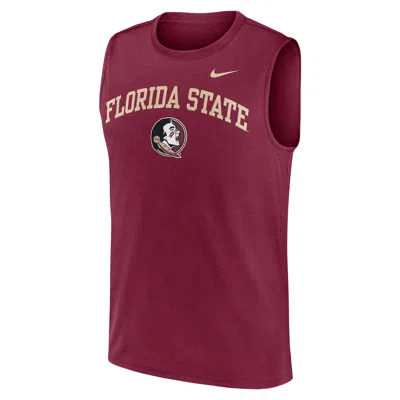 Nike Florida State Primetime Arch Legend  Men's Dri-fit College Muscle Tank Top In Multi