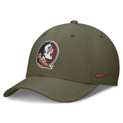Nike Florida State Primetime  Men's Dri-fit College Hat In Green