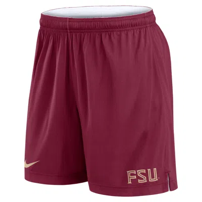 Nike Florida State Primetime Reversible  Men's Dri-fit College Shorts In Burgundy