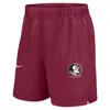 Nike Men's Garnet Florida State Seminoles Primetime Victory Performance Shorts In Red