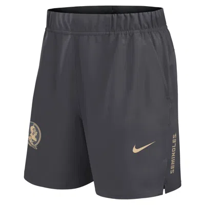 Nike Florida State Primetime Victory Primary Logo Menâs  Men's Dri-fit College Shorts In Gray