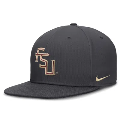 Nike Florida State Pro  Men's Dri-fit College Fitted Hat In Grey