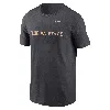 Nike Florida State Seminoles Primetime Wordmark  Men's College T-shirt In Grey