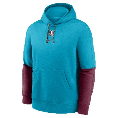 Nike Florida State Seminoles Sideline Team Issue Club  Men's College Pullover Hoodie In Green