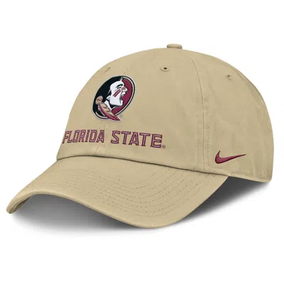 Nike Florida State Sideline Club Gameday  Men's College Adjustable Hat In Yellow