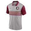 Nike Men's Gray/garnet Florida State Seminoles Vapor Performance Polo Shirt In Gray