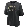 Nike Florida State  Women's College Boxy T-shirt In Black