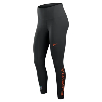 Nike Florida Zenvy  Women's Dri-fit College High Rise 7/8 Leggings In Black