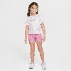 Nike Flow-ral Little Kids' 2-piece Colorblocked Tempo Set In Pink