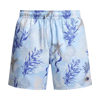 Pre-owned Nike Flow Shorts 'celestine Blue/moon Particle' | Men's Size Xs