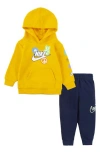 Nike Flower Child Hoodie & Joggers Set In Blue
