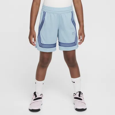 Nike Fly Crossover Big Kids' (girls') Basketball Shorts In Blue