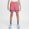 Nike Fly Crossover Big Kids' (girls') Basketball Shorts In Pink