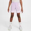 Nike Fly Crossover Big Kids' (girls') Basketball Shorts In Purple