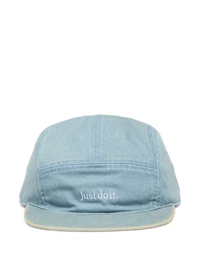 Nike Fly Unstructured Denim Cap In Blue