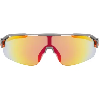 Nike Flyfree 72mm Shield Sunglasses In Gray