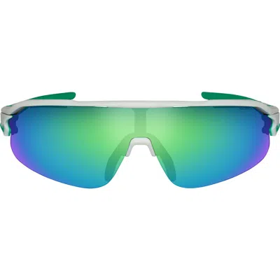 Nike Flyfree 72mm Shield Sunglasses In Green