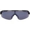 Nike Flyfree 72mm Shield Sunglasses In Black