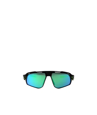Nike Flyfree Biker-style Frame Sunglasses In Green