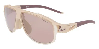 Nike Flyfree Infinity Io0099x 126 Women's Sunglasses Brown Size 58 In Multi
