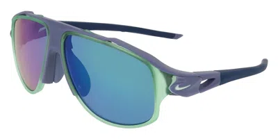 Nike Flyfree Infinity Io0099x 499 Women's Sunglasses Blue Size 58 In Multi