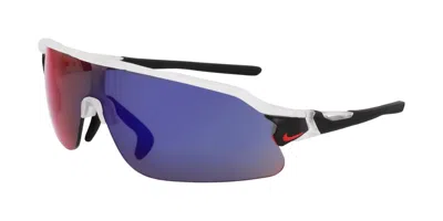 Nike Flyfree Shield E Ev24034 902 Men's Sunglasses White Size 172 In Multi