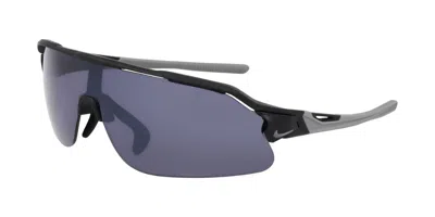 Nike Flyfree Shield Ev24033 010 Men's Sunglasses Black Size 172