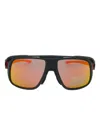 Nike Flyfree Soar Rectangle-frame Sunglasses In Multi