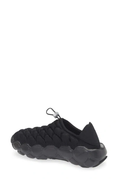 Nike Flyknit Haven Quilted Sneaker In Black/metallic Silver/black