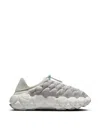 Nike Limitless Haven Unisex Flyknit Slip On Sneakers In Off White And Gray