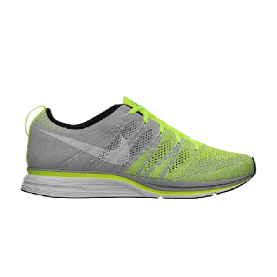 Pre-owned Nike Flyknit Trainer + 'volt White' In Green