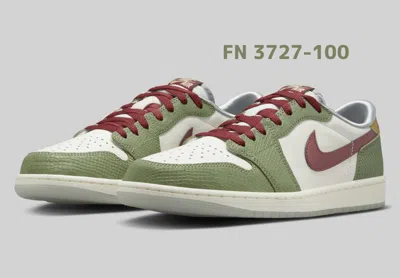 Pre-owned Nike Fn3727-100 Air Jordan1 Low Og Chinese Year Year Of The Dragon Men's In Green