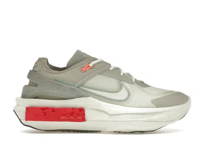 Pre-owned Nike Fontanka Edge Khaki (women's) Sneakers In Stone/black/sea Glass