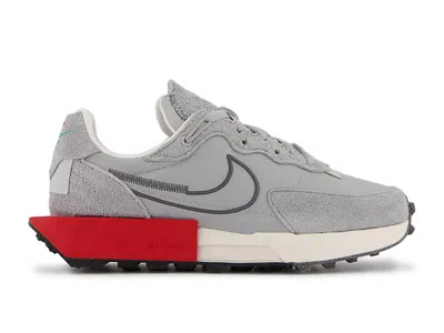 Pre-owned Nike Fontanka Waffle Grey Red (women's) Sneakers In Light Smoke Grey/iron Grey/grey Fog In Gray